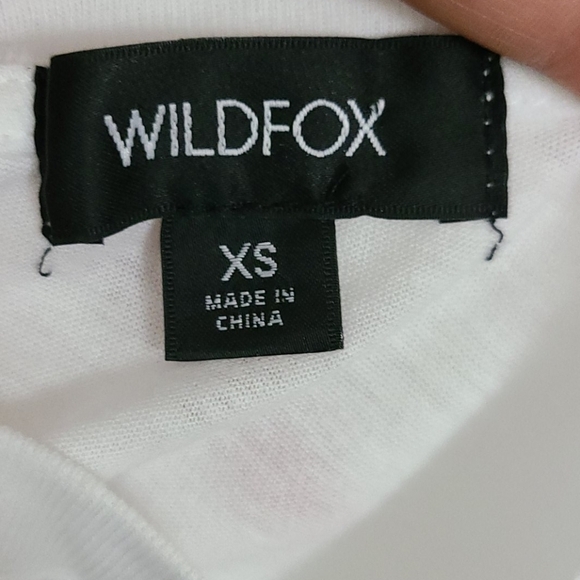 NWT Wildfox Bikinis & Bellinis‎ White T-Shirt XS - Picture 4 of 5